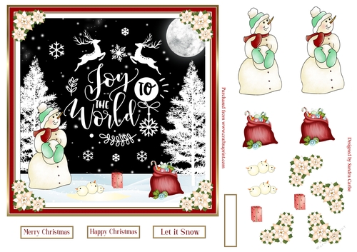 Christmas in the Snow Topper 8
