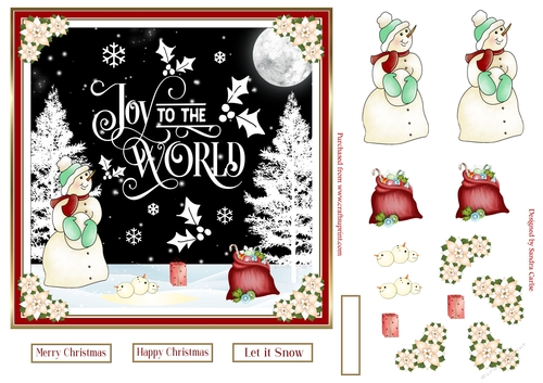 Christmas in the Snow Topper 9