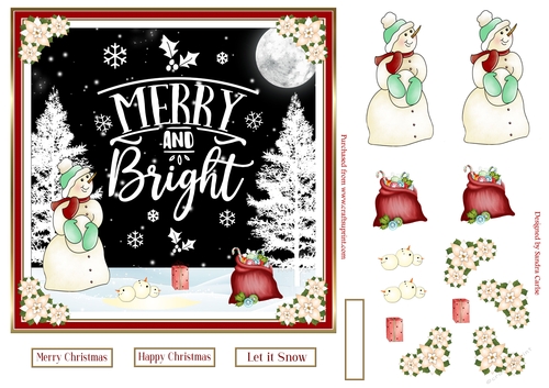 Christmas in the Snow Topper 10