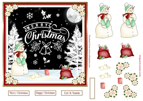Christmas in the Snow Topper 11