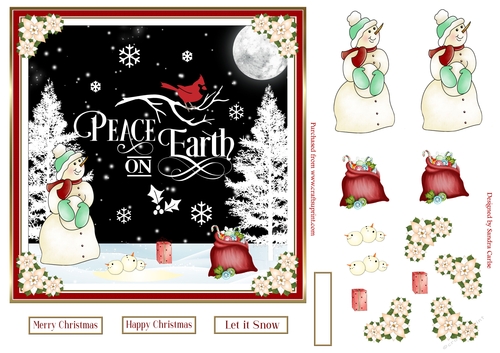 Christmas in the Snow Topper 13