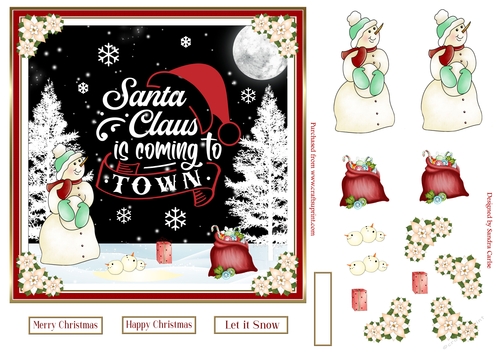 Christmas in the Snow Topper 14