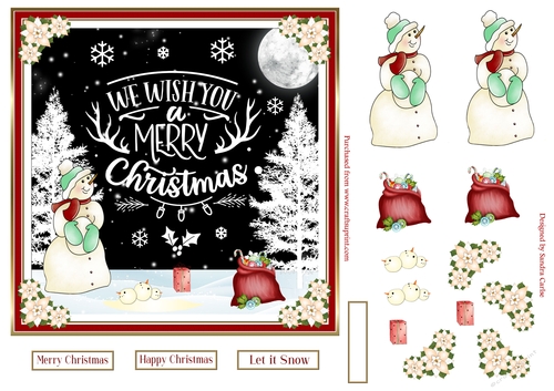 Christmas in the Snow Topper 17