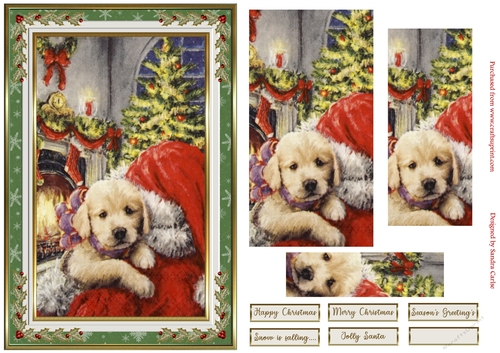 Christmas cuddles Pyramid Topper 1