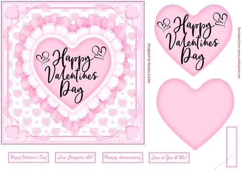 Love Is Romance Decoupage Topper 1