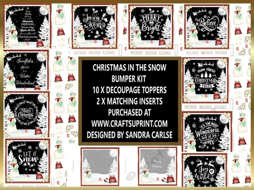 Christmas in the Snow Bumper Kit 