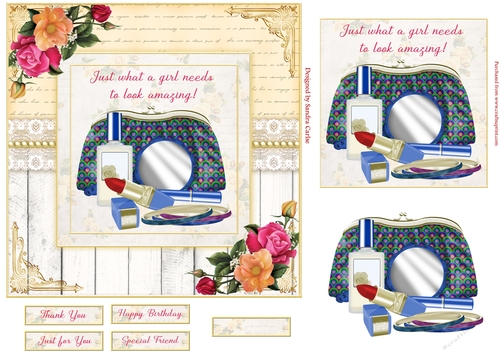 Just Amazing Decoupage 7x7ins Topper 2