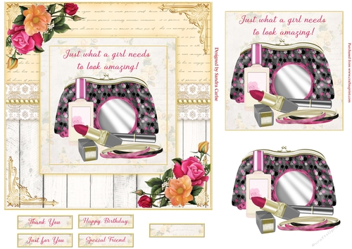 Just Amazing Decoupage 7x7ins Topper 3
