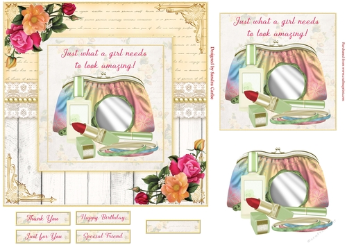 Just Amazing Decoupage 7x7ins Topper 4