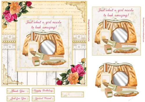 Just Amazing Decoupage 7x7ins Topper 5