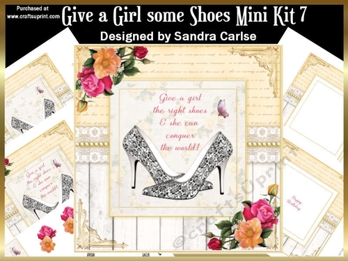 Give a Girl some Shoes Decoupage Mini Kit 7