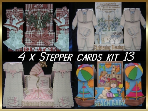 Stepper cards x 4 kit 13