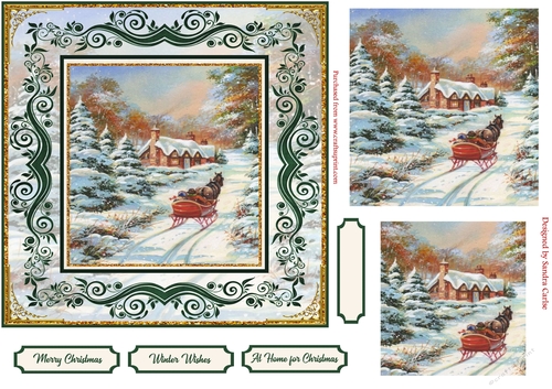 At Home for Christmas Topper 2