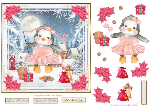 Merry Christmas Everyone Decoupage Topper 3