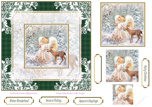 Christmas Wonderland 7x7ins Topper 2