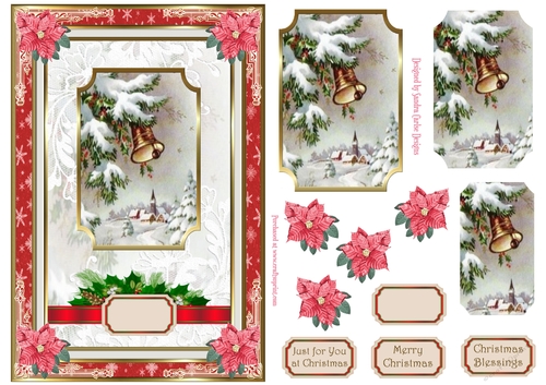 Christmas Wonderland Decoupage Topper 1