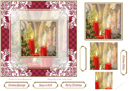 Christmas Peace on Earth Topper 1