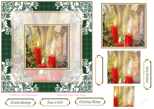 Christmas Peace on Earth Topper 2