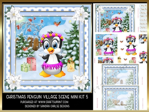 Christmas Penguin Mini Kit 5