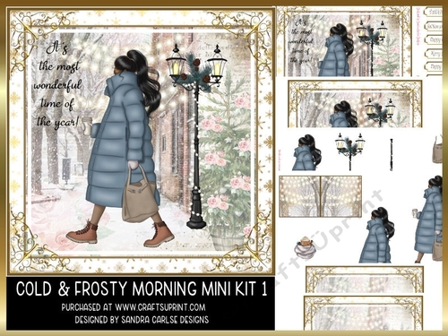 Christmas cold & frosty morning Mini Kit 1