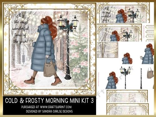Christmas cold & frosty morning Mini Kit 3