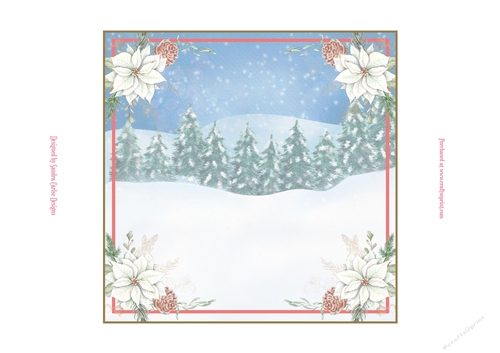 Christmas Nordic Gnome Blank 7x7ins Insert 1