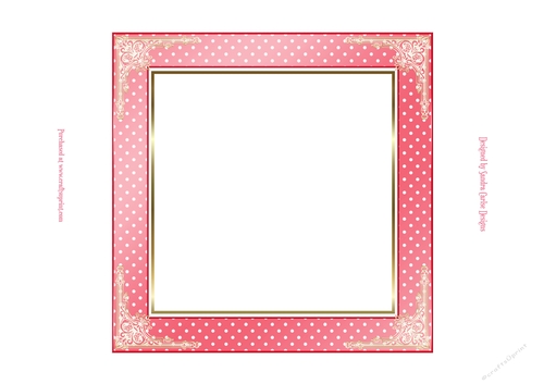 Birthday Red 7x7ins Blank Insert to match cup1109767_719
