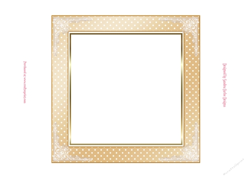 Soft Gold 7x7ins Blank Insert to match cup1109771_719