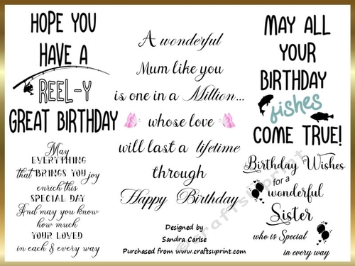 Birthday Verses wordart 4