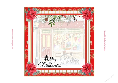 Christmas at the Toy Shop 7x7ins Insert 4
