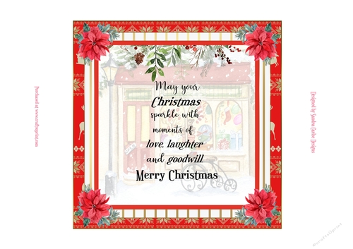Christmas at the Toy Shop 7x7ins Insert 6