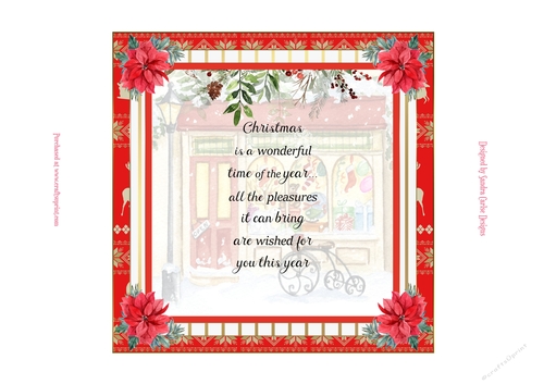 Christmas at the Toy Shop 7x7ins Insert 10
