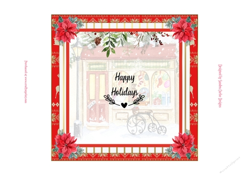 Christmas at the Toy Shop 7x7ins Insert 12