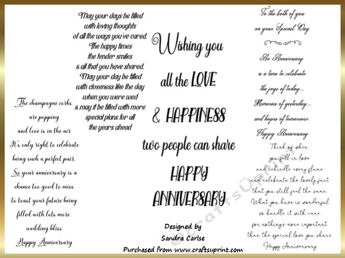 Anniversary Verses wordart kit 3