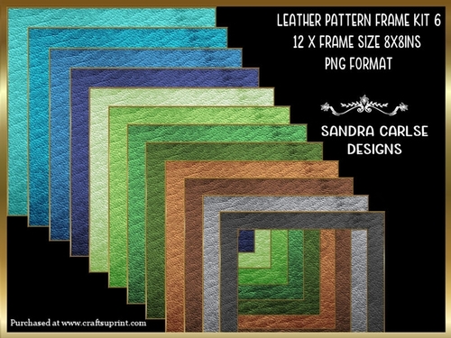 Leather Pattern 12 x 8x8ins Frames Kit 6