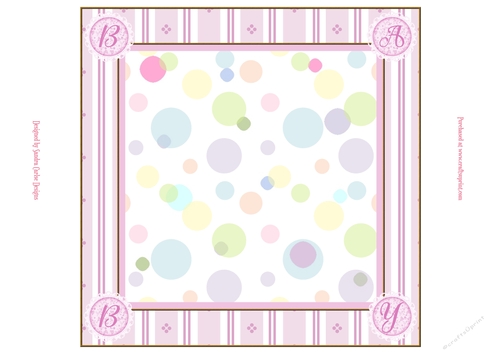 Baby Girl 8x8ins Insert