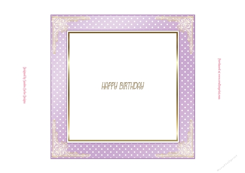 Purple 7x7ins Insert 2 to match cup1162205_719 Topper