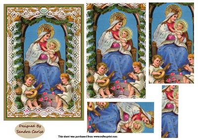 Mary & Baby Jesus Quick Card