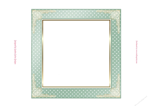 Birthday Soft Green 7x7ins Blank Insert to match cup1189223_719