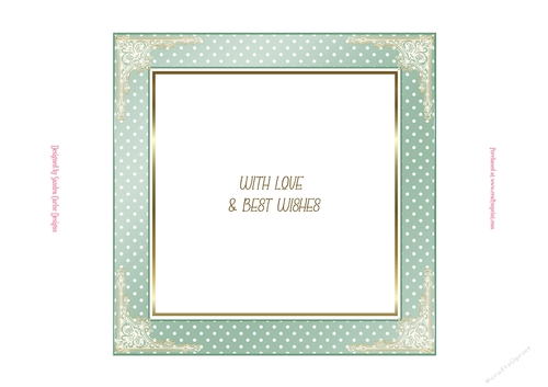 Birthday Soft Green 7x7ins Insert 4 to match cup1189223_719
