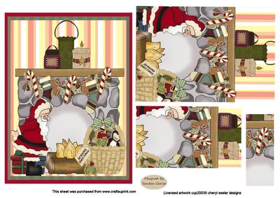 Christmas warm & cosy pyramid topper