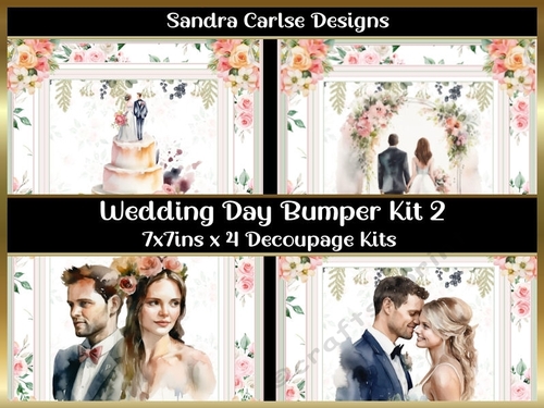 Wedding Day Decoupage Kit 2