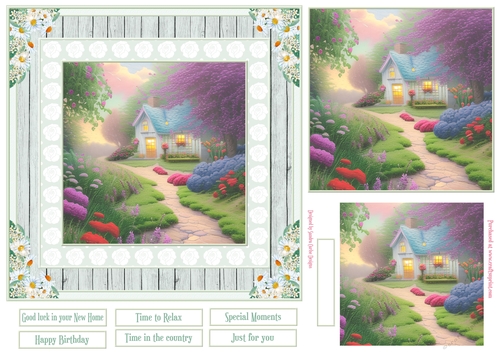 Time in the country 7x7ins Topper 1