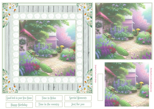 Time in the country 7x7ins Topper 2