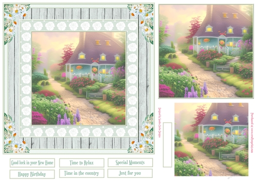 Time in the country 7x7ins Topper 4
