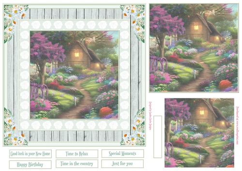 Time in the country 7x7ins Topper 5