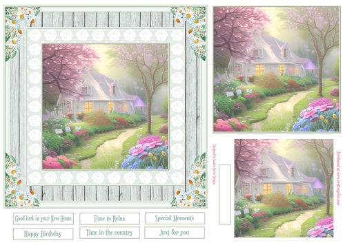 Time in the country 7x7ins Topper 6