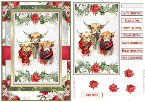 From us to you this Christmas A5 Pyramid Topper 8