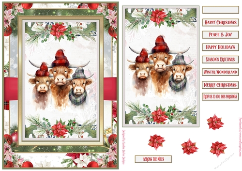 From us to you this Christmas A5 Pyramid Topper 10