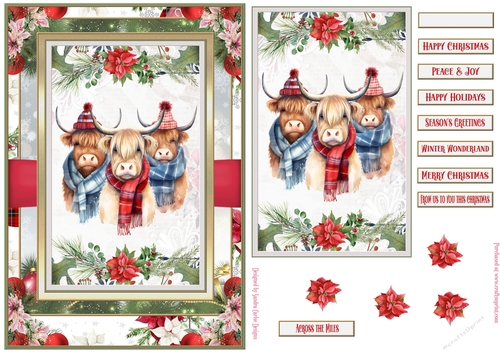 From us to you this Christmas A5 Pyramid Topper 12